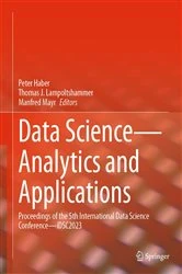 Book cover of Data Science—Analytics and Applications by Peter Haber