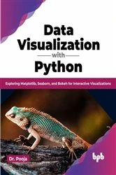 Book cover of Data Visualization with Python by Pooja
