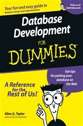Book cover of Database Development For Dummies by Allen G. Taylor