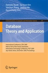 Book cover of Database Theory and Application by Dominik Slezak