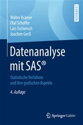 Book cover of Datenanalyse mit SAS® (4th ed.) by Walter Krämer