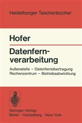 Book cover of Datenfernverarbeitung by H. Hofer