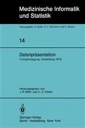 Book cover of Datenpräsentation by J. R. Möhr