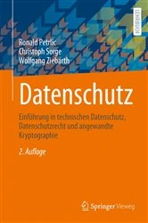 Book cover of Datenschutz (2nd ed.) by Ronald Petrlic