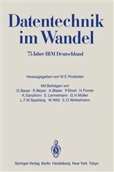 Book cover of Datentechnik im Wandel by Walter E. Proebster