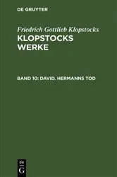 Book cover of David. Hermanns Tod by Unknown