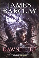Book cover of Dawnthief by James Barclay