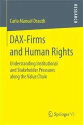 Book cover of DAX-Firms and Human Rights by Carlo Manuel Drauth