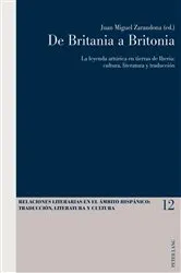 Book cover of De Britania a Britonia by Luis Pegenaute
