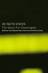 Book cover of De Facto States by Tozun Bahcheli