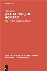Book cover of De Homero by Plutarchus