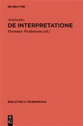 Book cover of De interpretatione by Aristoteles