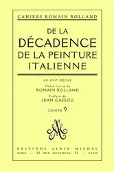 Book cover of De la décadence de la peinture italienne au XVIe siècle by Unknown