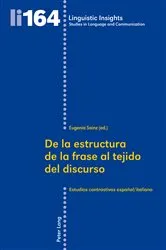 Book cover of De la estructura de la frase al tejido del discurso by Maurizio Gotti