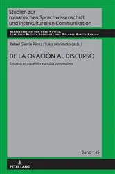 Book cover of De la oración al discurso: estudios en español y estudios contrastivos by Dolores García Padrón