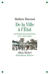Book cover of De la ville à l'Etat by Mathieu Marraud