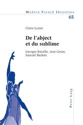 Book cover of De l’abject et du sublime by Peter Collier