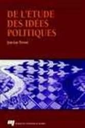 Book cover of De l'étude des idées politiques by Jean-Guy Prévost