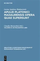 Book cover of De philosophia libri by Apuleius Platonicus Madaurensis