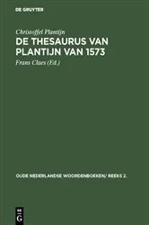 Book cover of De thesaurus van Plantijn van 1573 by Christoffel Plantijn