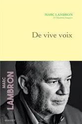 Book cover of De vive voix by Marc Lambron