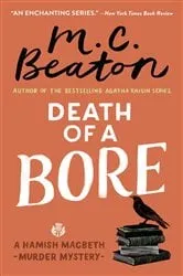 Book cover of Death of a Bore by M. C. Beaton