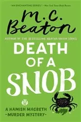 Book cover of Death of a Snob by M. C. Beaton