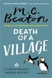 Book cover of Death of a Village by M. C. Beaton