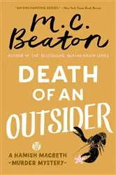 Book cover of Death of an Outsider by M. C. Beaton
