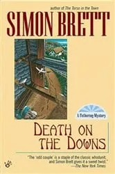 Book cover of Death on the Downs by Simon Brett