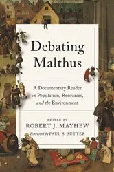 Book cover of Debating Malthus by Robert J. Mayhew