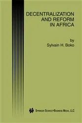Book cover of Decentralization and Reform in Africa by Sylvain H. Boko