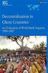 Book cover of Decentralization in Client Countries by World Bank