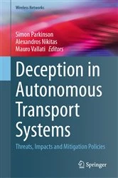 Book cover of Deception in Autonomous Transport Systems by Simon Parkinson