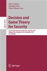 Book cover of Decision and Game Theory for Security by John S. Baras