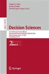 Book cover of Decision Sciences by Angel A. Juan
