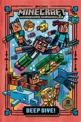 Book cover of Deep Dive! (Minecraft Woodsword Chronicles #3) by Nick Eliopulos