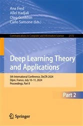 Book cover of Deep Learning Theory and Applications by Ana Fred