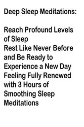 Book cover of Deep Sleep Meditations: Reach Profound Levels of Sleep by Unknown