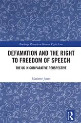 Book cover of Defamation and the Right to Freedom of Speech by Mariette Jones