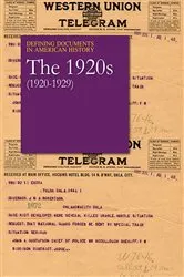 Book cover of Defining Documents in American History The 1920's (1920-1929) by Michael Shally-Jensen