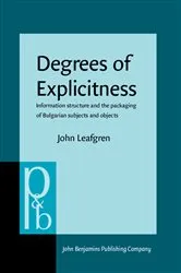Book cover of Degrees of Explicitness by John Leafgren