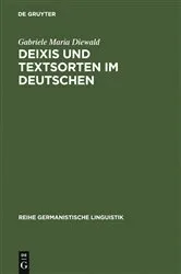 Book cover of Deixis und Textsorten im Deutschen by Gabriele Maria Diewald