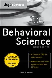 Book cover of Deja Review Behavioral Science, Second Edition (2nd ed.) by Gene R. Quinn