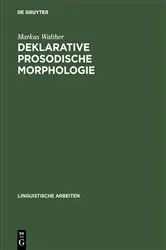 Book cover of Deklarative prosodische Morphologie by Unknown