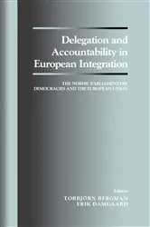 Book cover of Delegation and Accountability in European Integration by Torbjorn Bergman