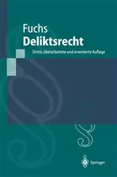 Book cover of Deliktsrecht (3rd ed.) by Maximilian Fuchs