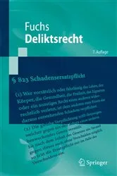 Book cover of Deliktsrecht (7th ed.) by Maximilian Fuchs