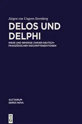 Book cover of Delos und Delphi by Jürgen von Ungern-Sternberg