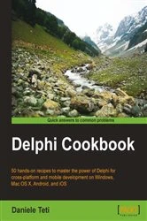 Book cover of Delphi Cookbook by Daniele Teti
